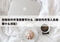 想做软件开发需要学什么（做软件开发人员需要什么技能）